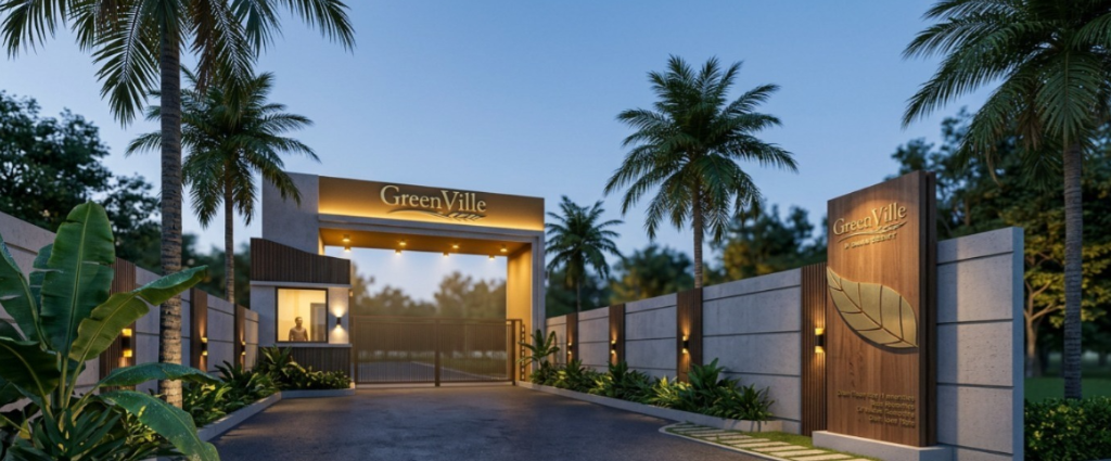 Main Entrance & Gate GreenVille